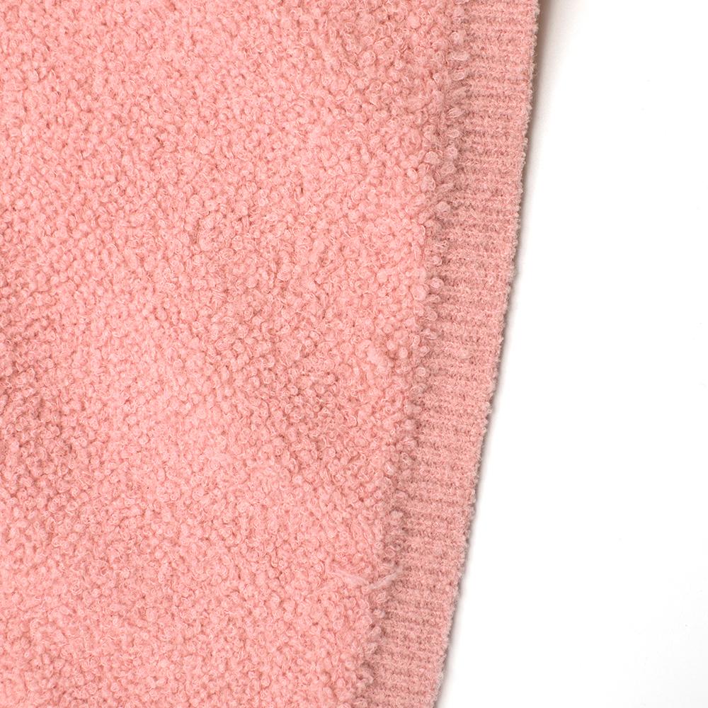 Prada Pink Alpaca-blend boucle sweater  - Size US 6 1