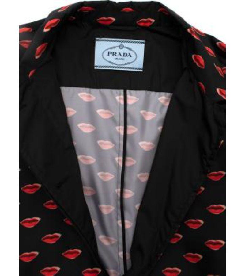 Women's Prada Pink Lip Print Padded Jacket For Sale