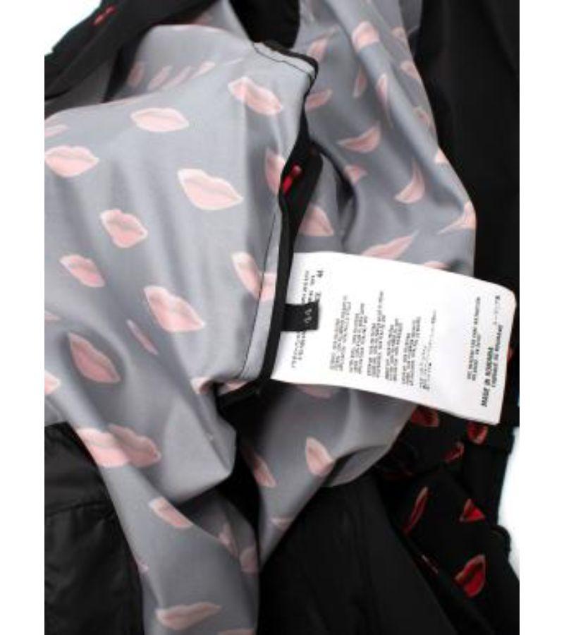 Prada Pink Lip Print Padded Jacket For Sale 3