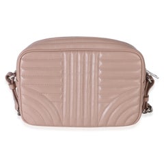 Prada Pink Nappa Impunture Diagramme Small Camera Bag