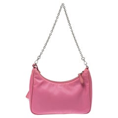 Prada Pink Nylon Re-Edition 2005 Shoulder Bag