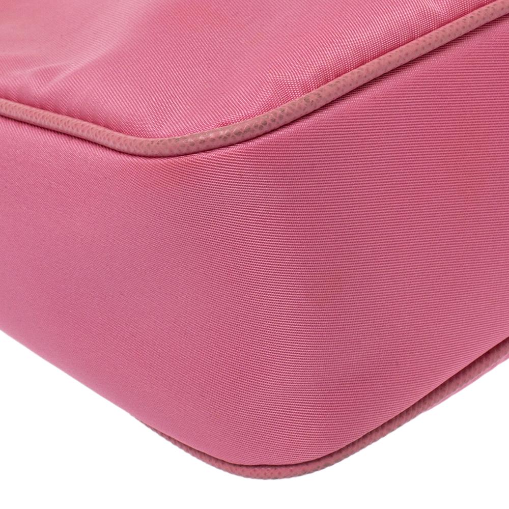 Prada Pink Nylon Re-Edition 2005 Shoulder Bag 1