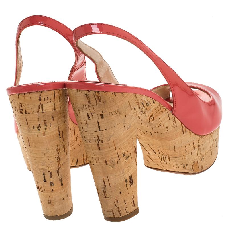grease sandy red high heels