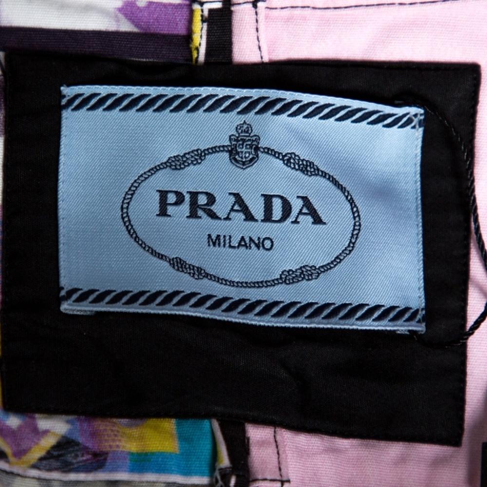 Prada Camisa de algodón estampada XL en Excelente Estado en Dubai, Al Qouz 2