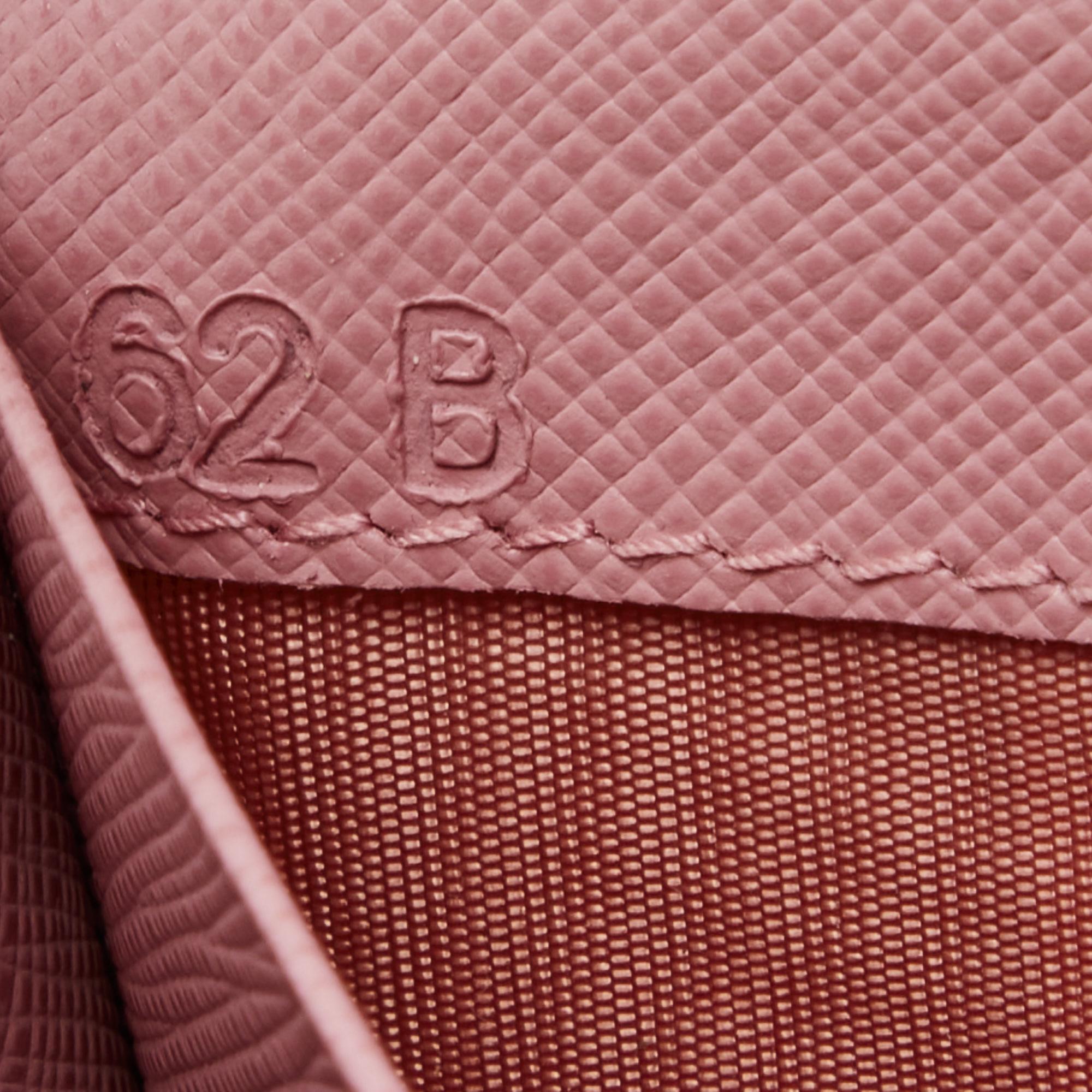 prada card holder pink