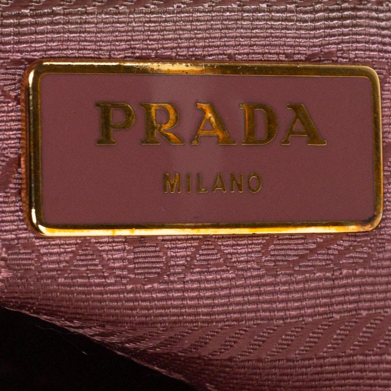 Galleria leather handbag Prada Pink in Leather - 29708987