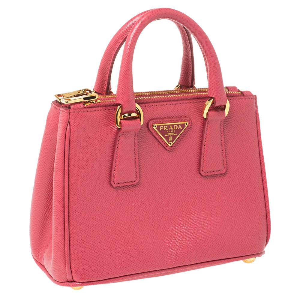 prada mini pink bag