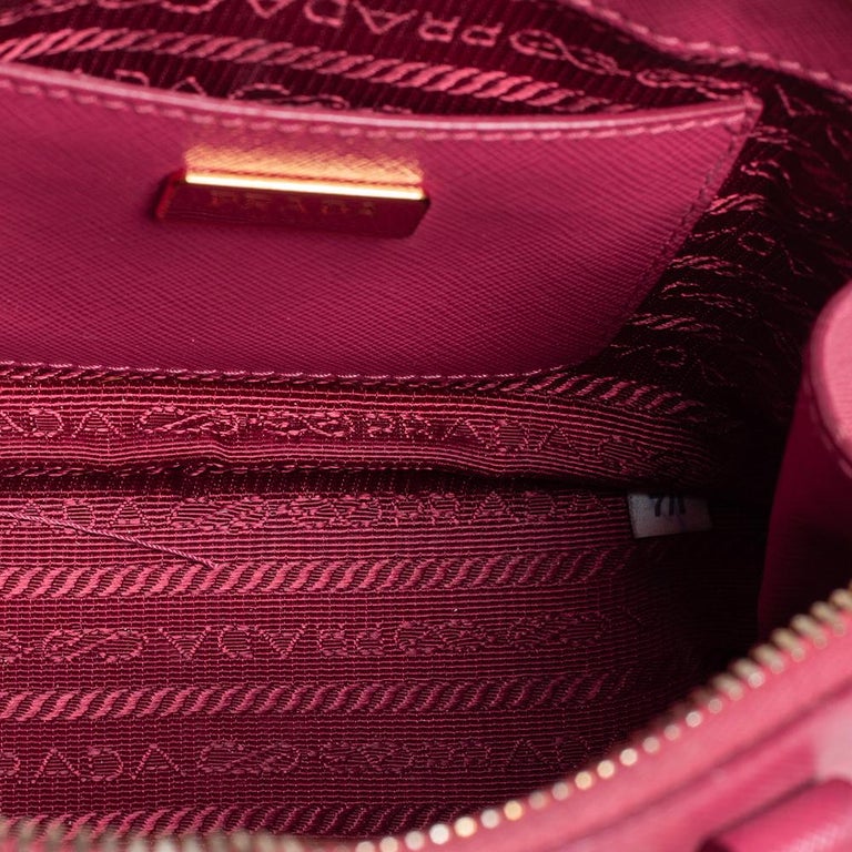 Prada Patent Pink Vernice Promenade Bag Purse Review 