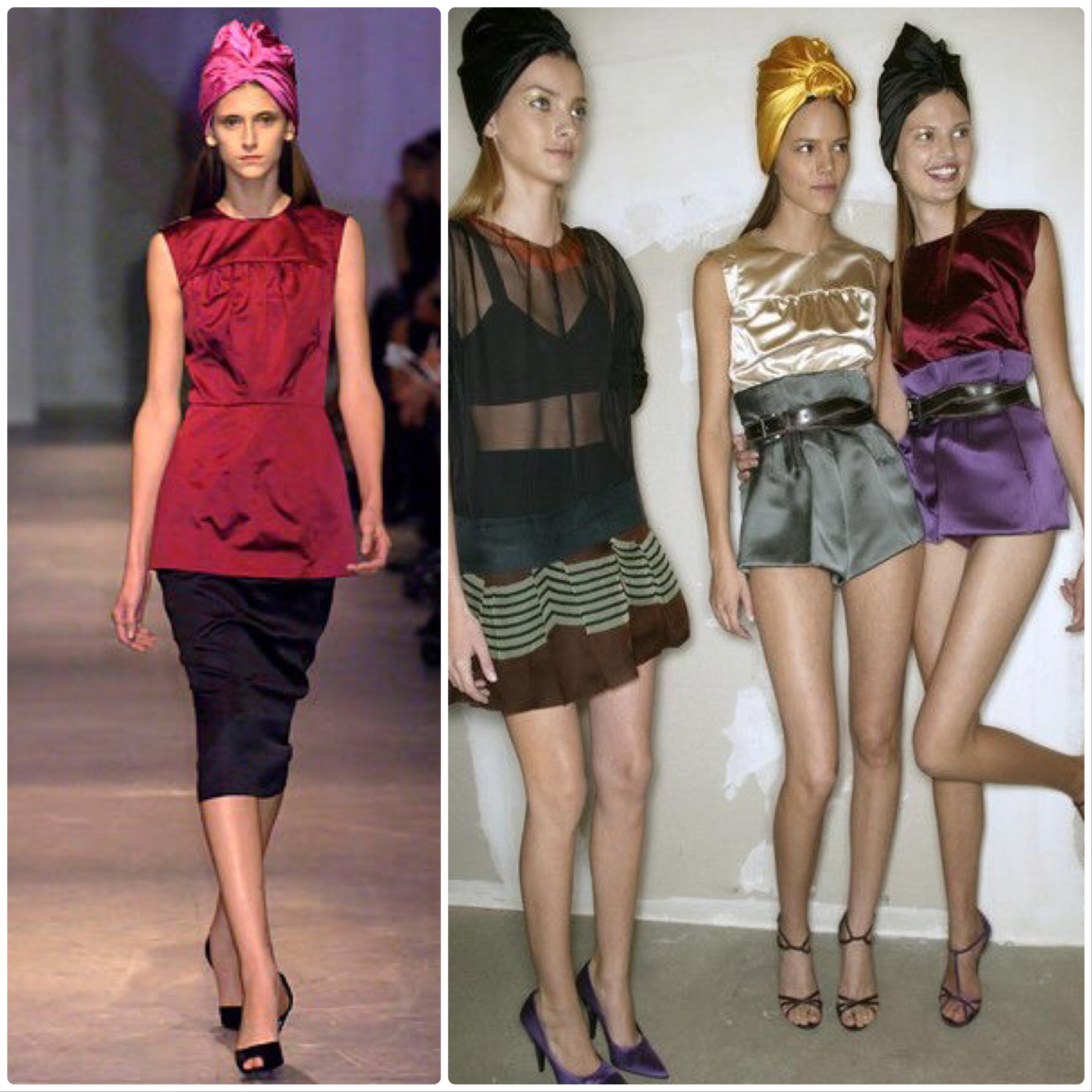 Prada no se disculpa por su visión. Ya sea a lo grande o a lo pequeño, Prada siempre quiere que en sus pasarelas prime la moda. La colección Primavera 2007 adornó la pasarela con líneas sencillas y colores atrevidos, pero los accesorios del desfile