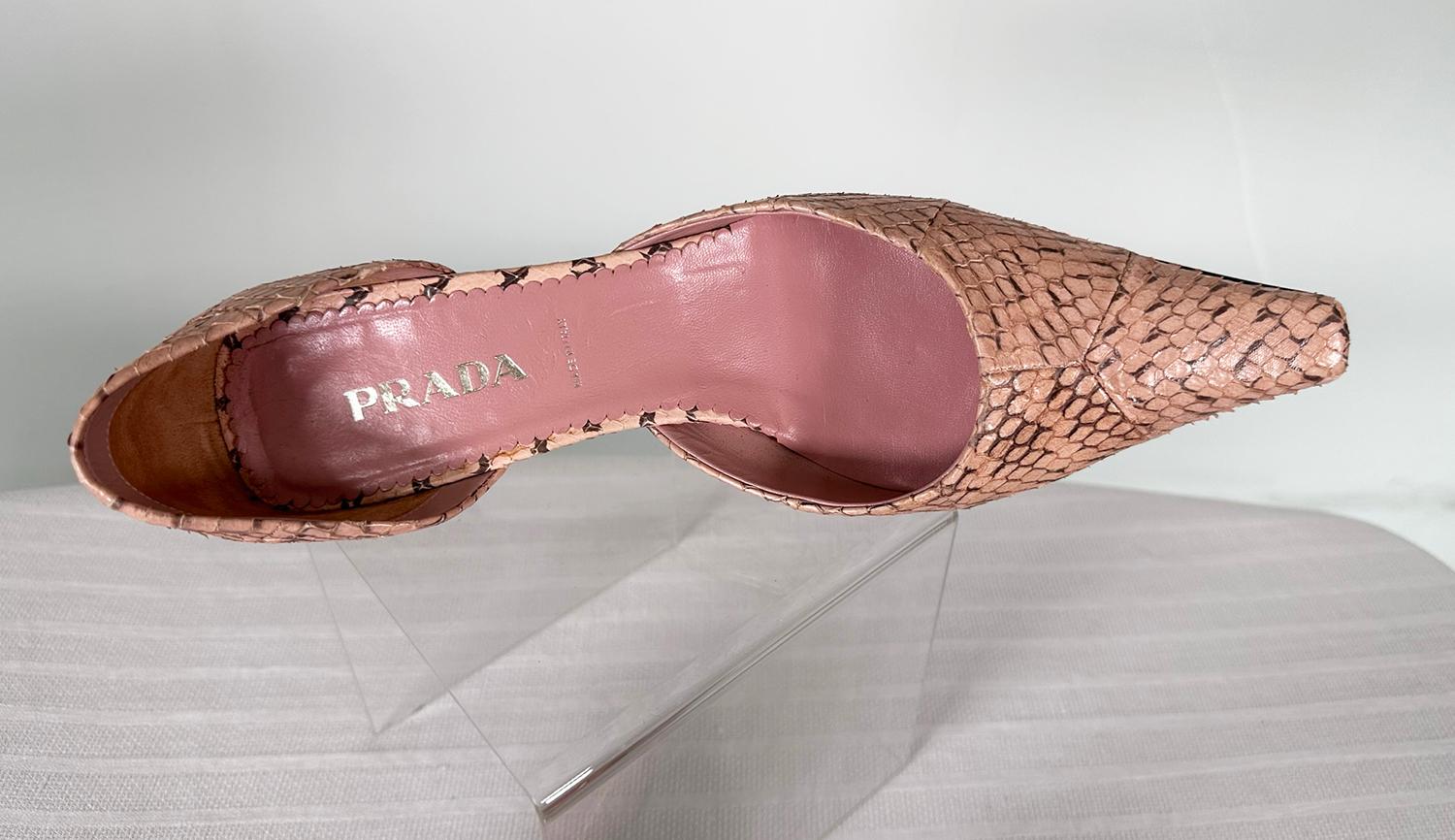 pink snakeskin shoes