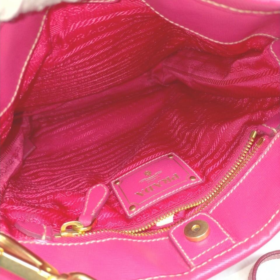 Prada Pink Tessuto Nylon Convertible Tote Bag with Strap 863147 3