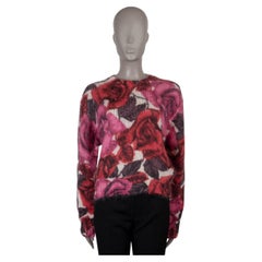 PRADA rose blanc mohair 2019 Pull ROSE 42 M.