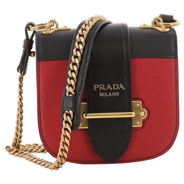 Prada Pionniere Crossbody Bag City Calfskin with Saffiano Leather Small