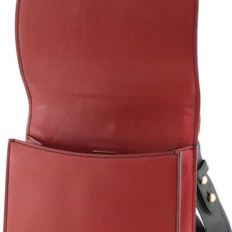 Brown Prada Pionniere Saddle Crossbody Bag City Calfskin Small
