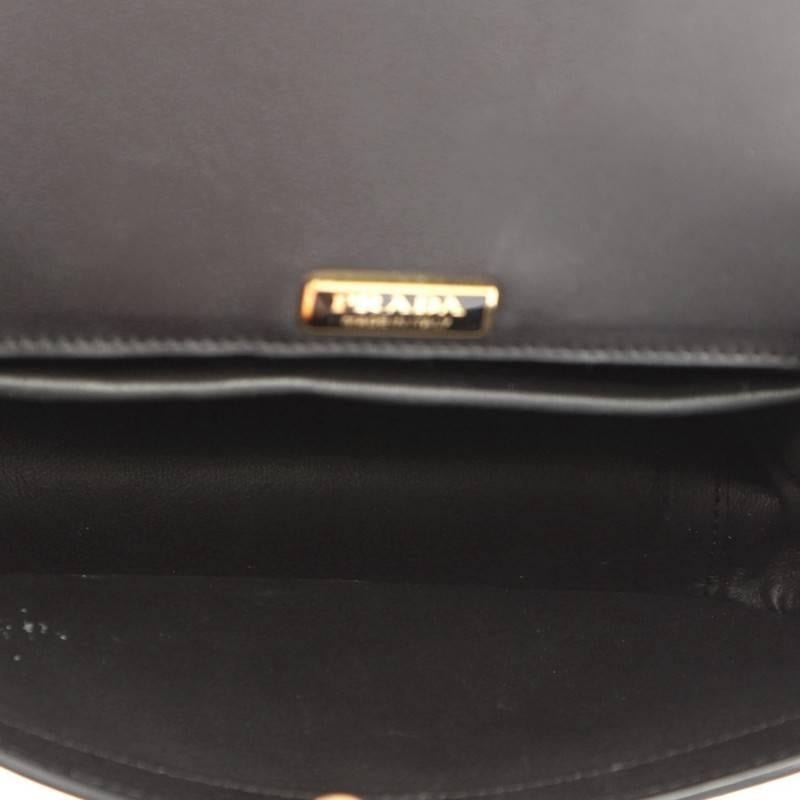 Women's Prada Pionniere Saddle Crossbody Bag City Calfskin Small