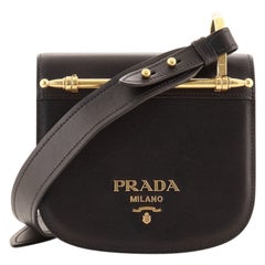 Prada Pionniere Saddle Crossbody Bag City Calfskin Small