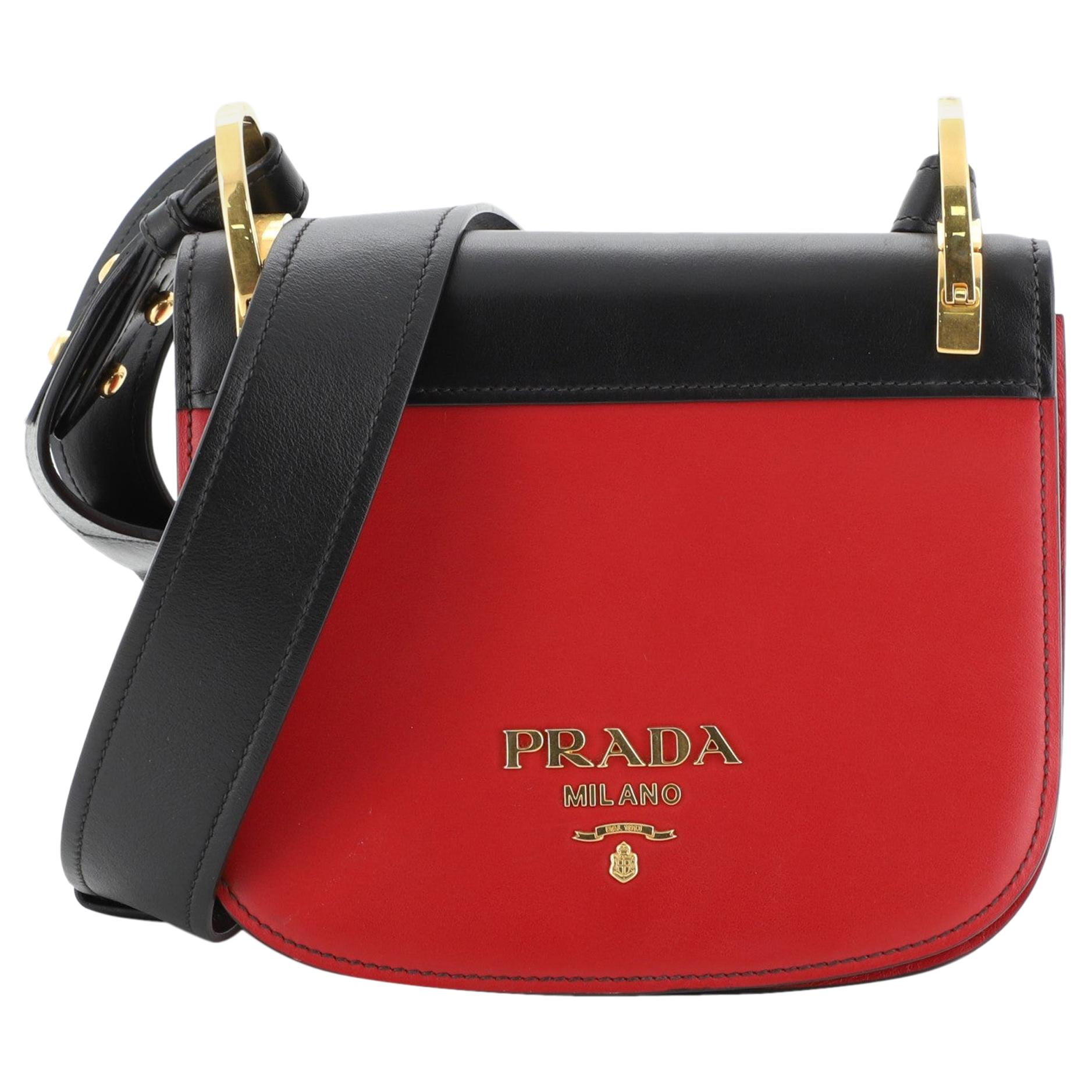 Prada Promenade Bag Saffiano Leather Mini at 1stDibs