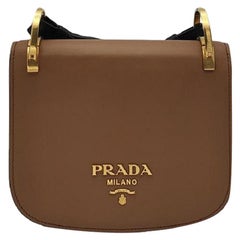 PRADA Pionniere Shoulder bag in Brown Leather
