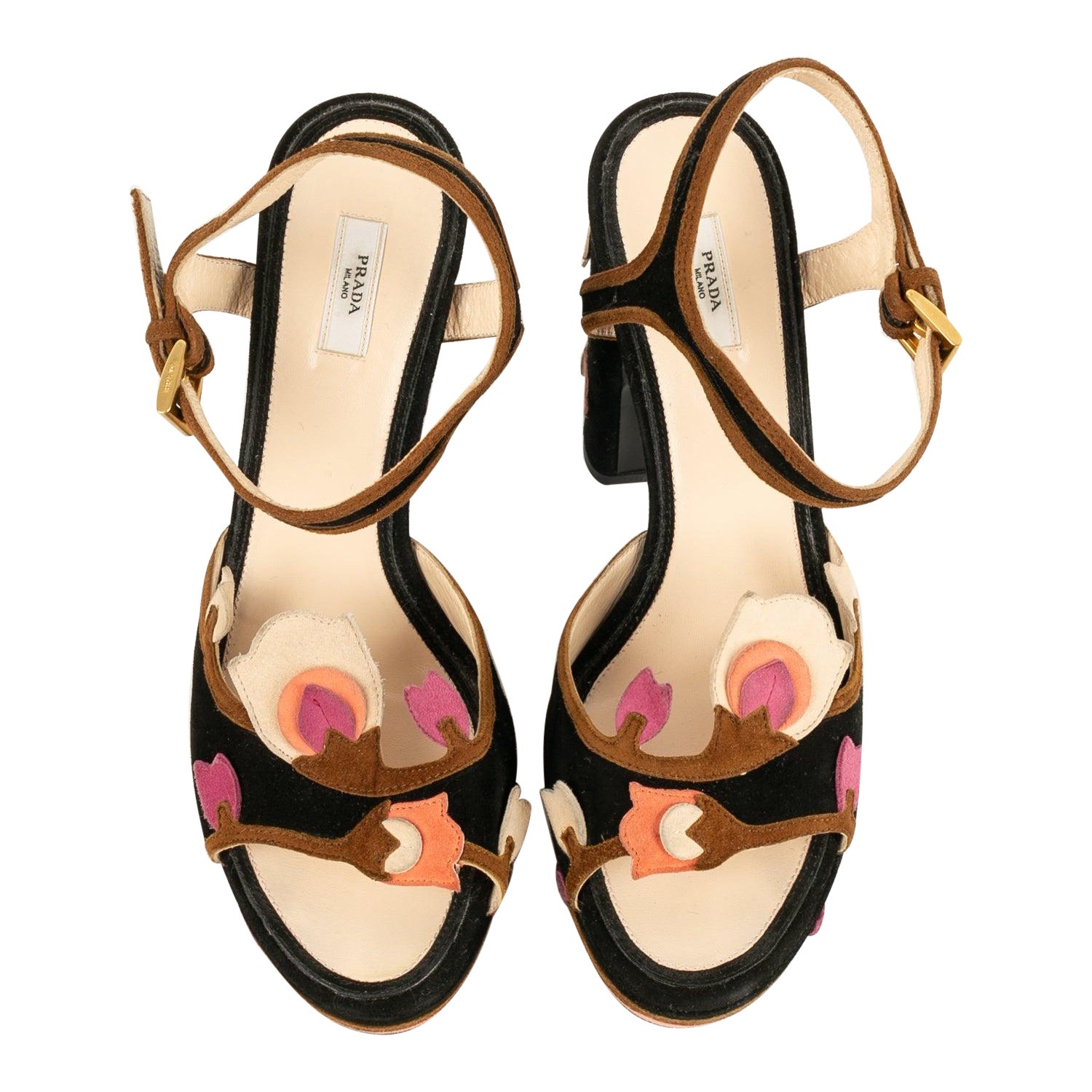 Prada Plateausandalen, Größe 37,5