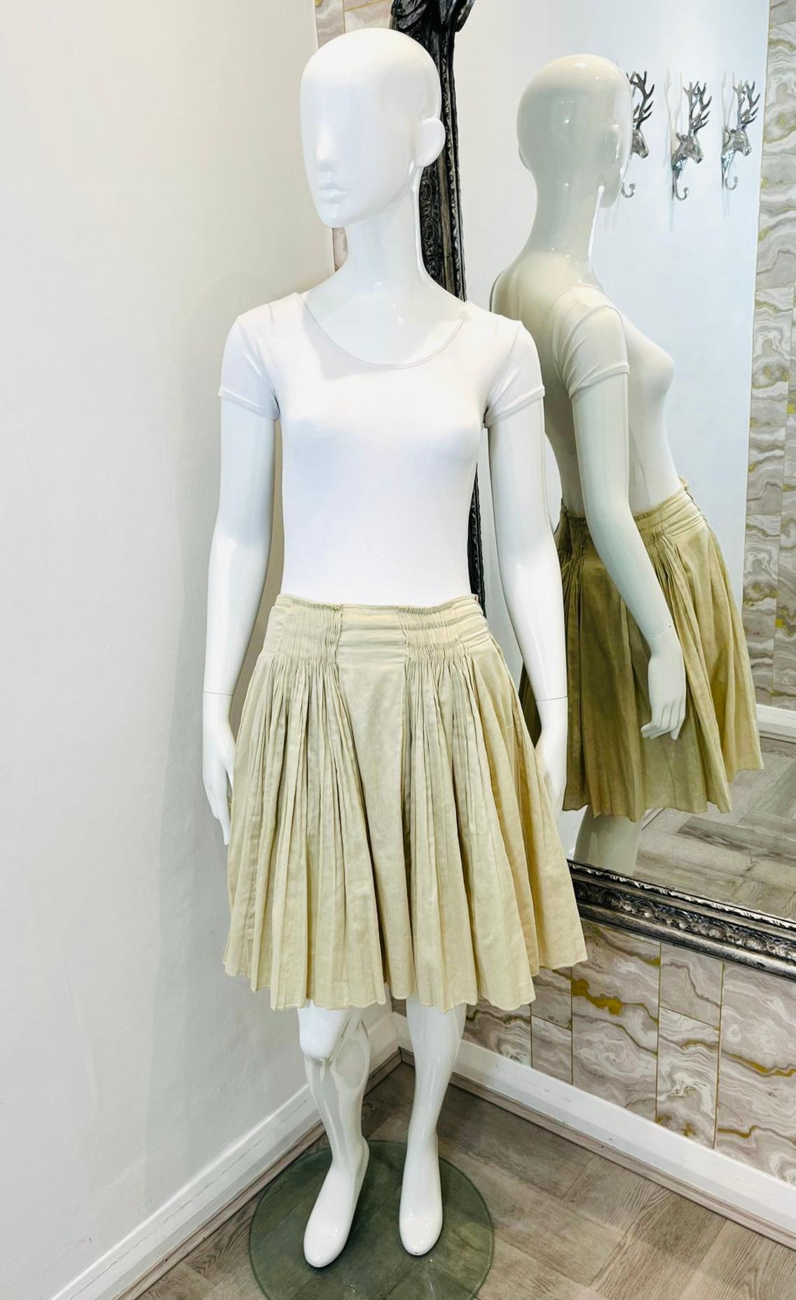 PRADA 26S PLEATED SKIRT 633
