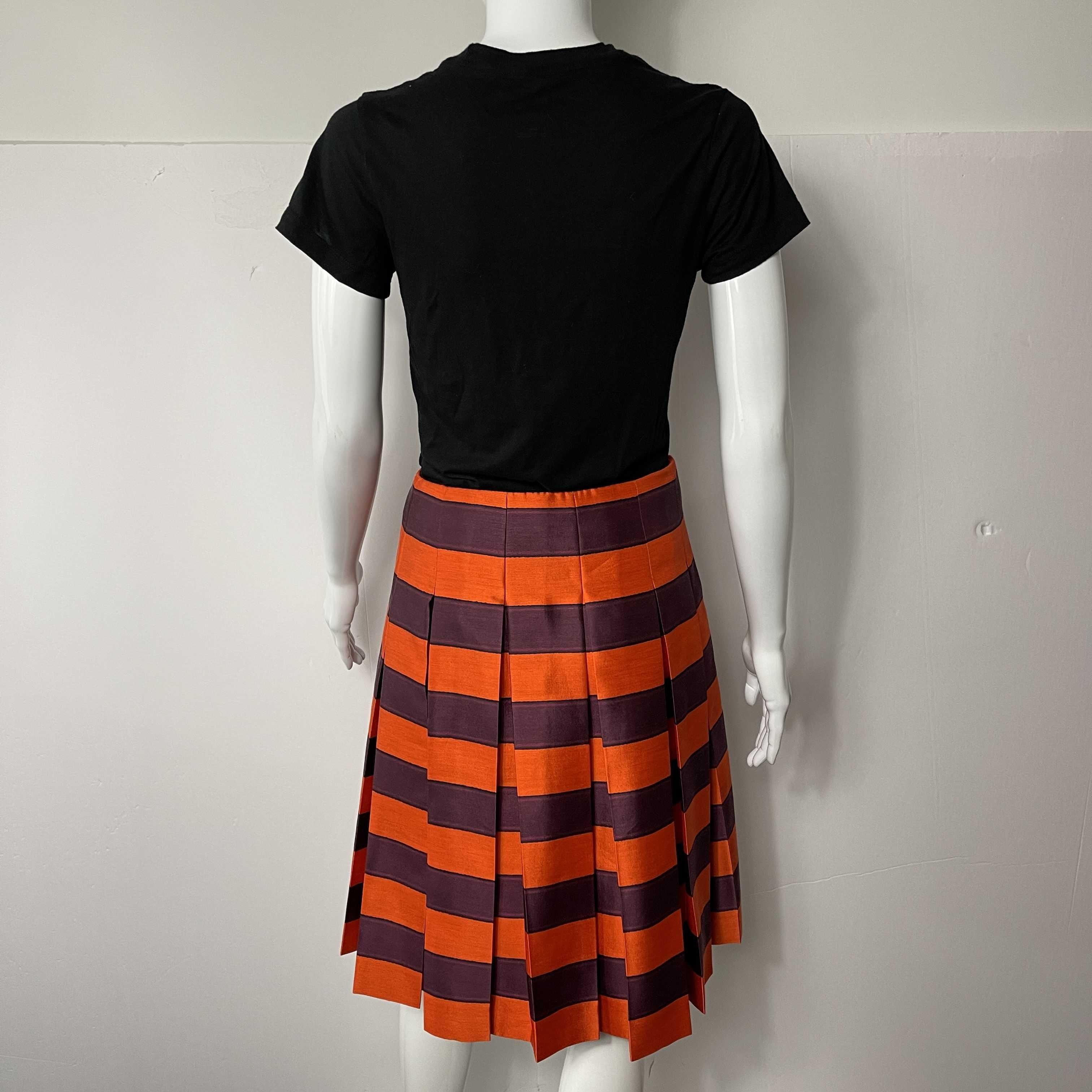 prada pleated mini skirt