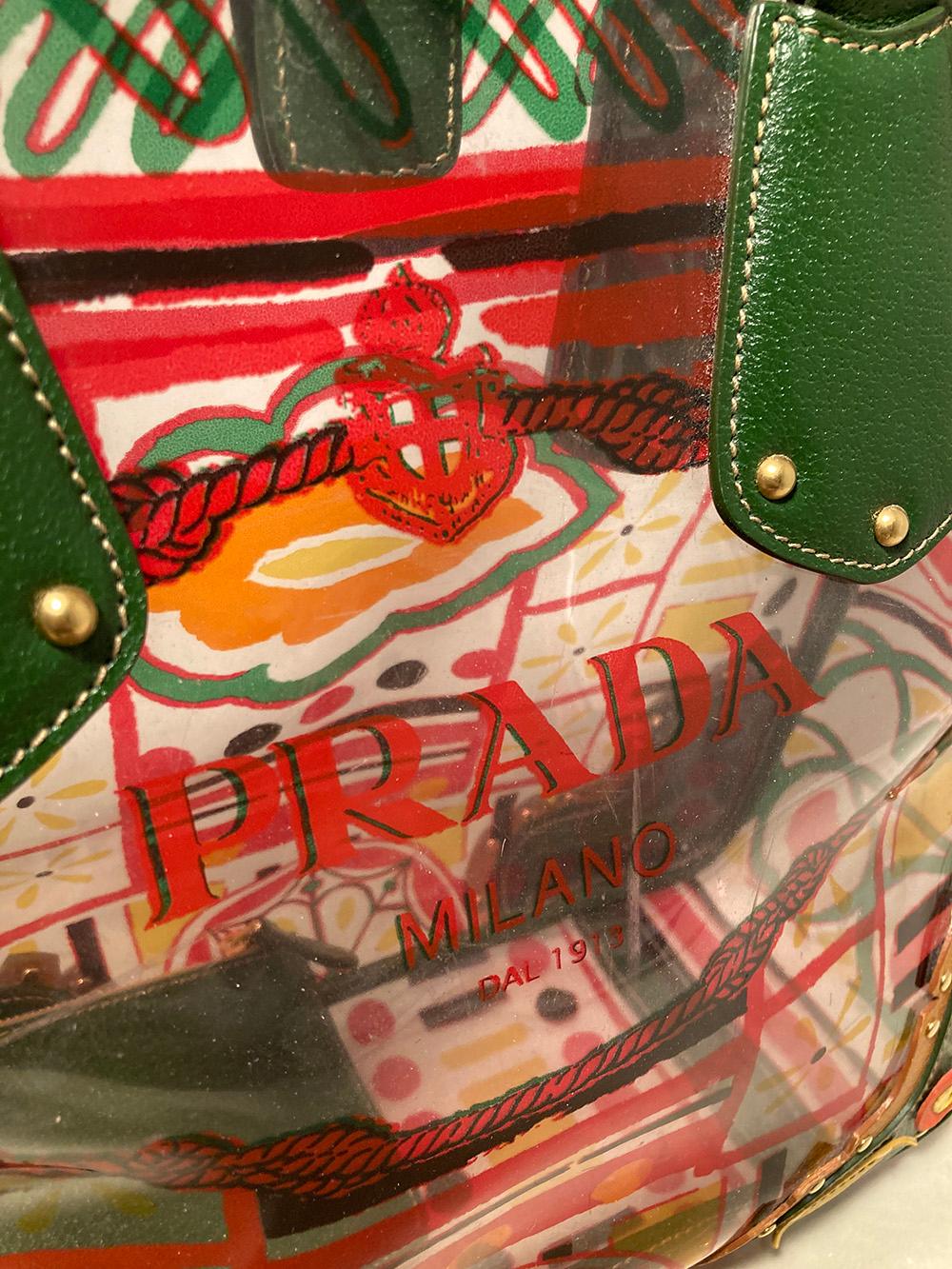 Prada Plex Stampato Tragetasche 1