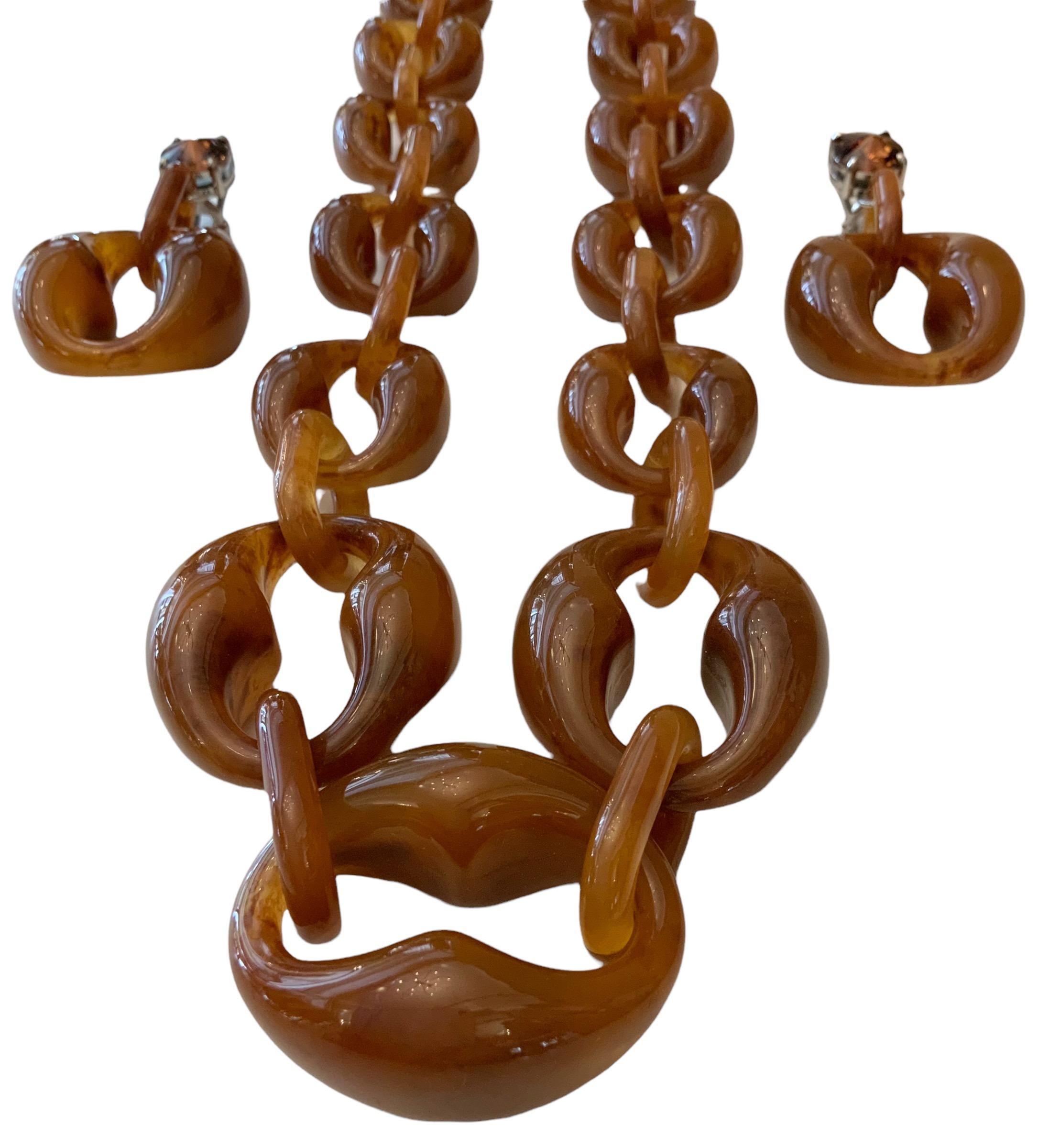 prada double chain necklace