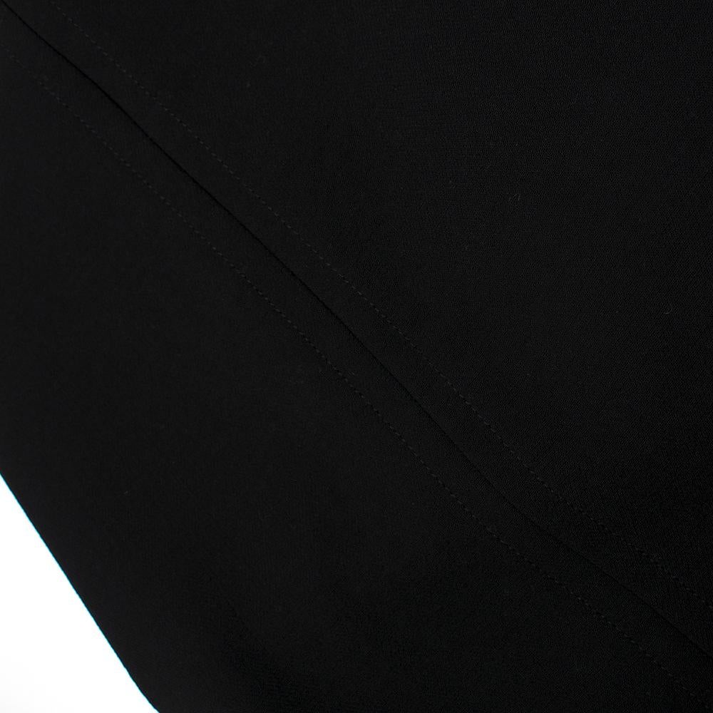 Prada Pocket Detail Wool Black Dress IT 38 5