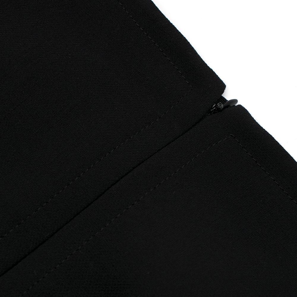 Prada Pocket Detail Wool Black Dress IT 38 4