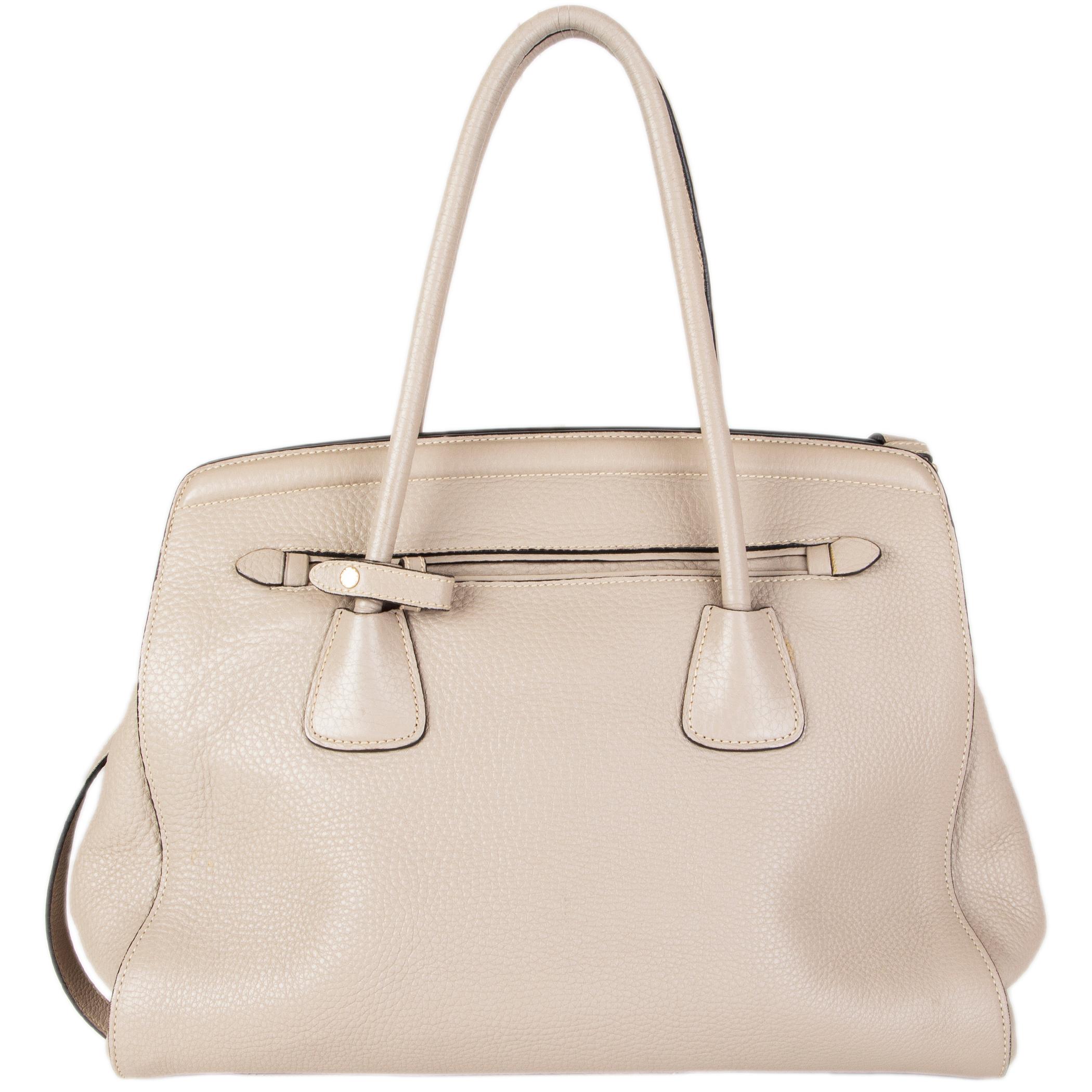 prada taupe handbag