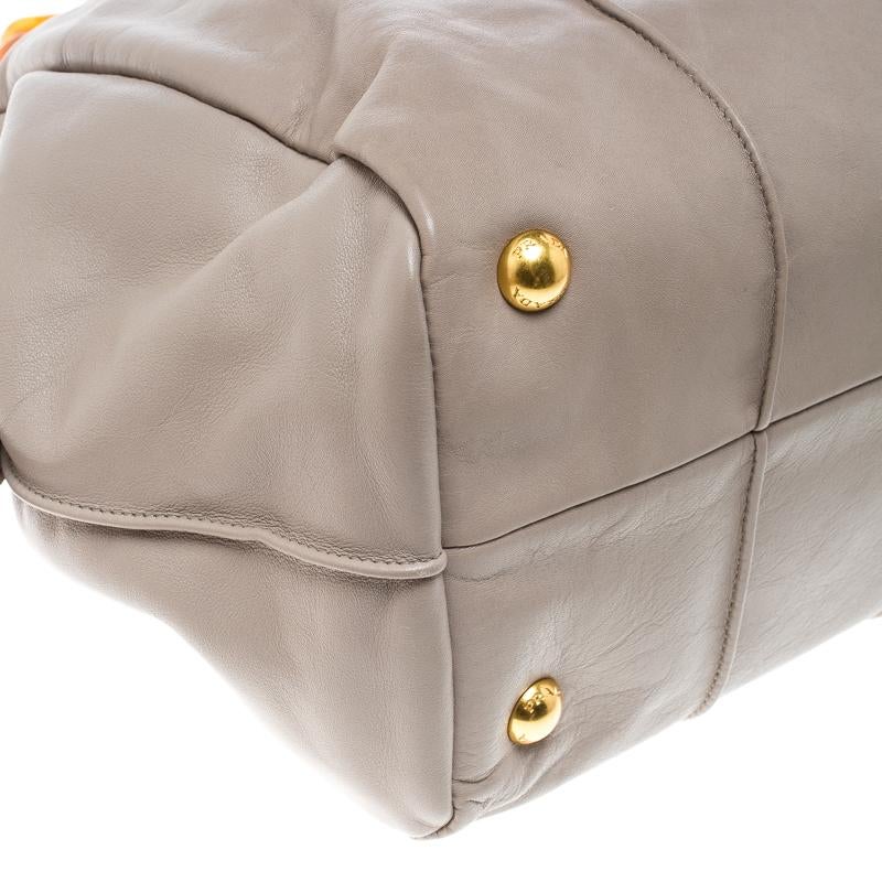 Prada Pomise Leather Shoulder Bag 5