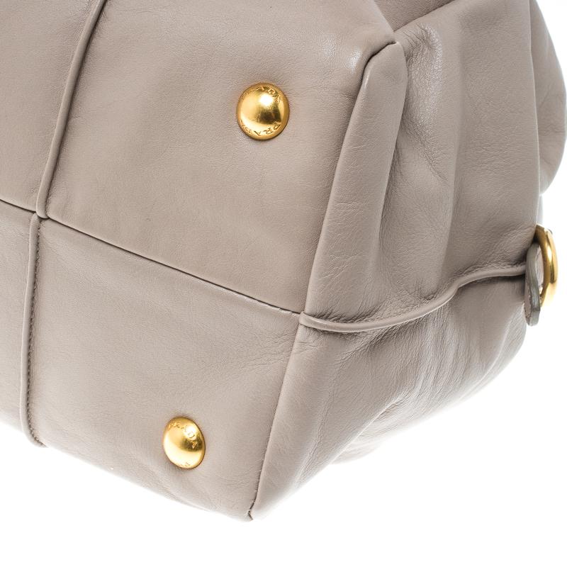 Prada Pomise Leather Shoulder Bag 6