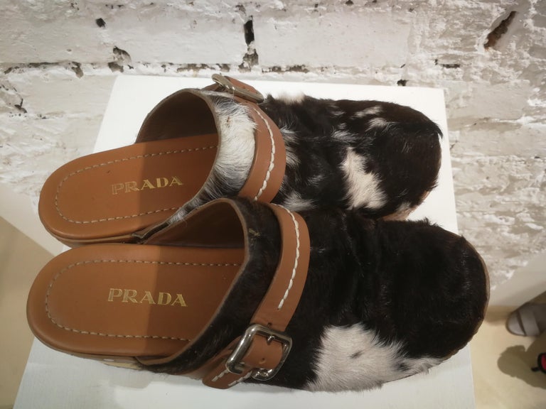Prada Pony Hair Shoes For Sale at 1stDibs