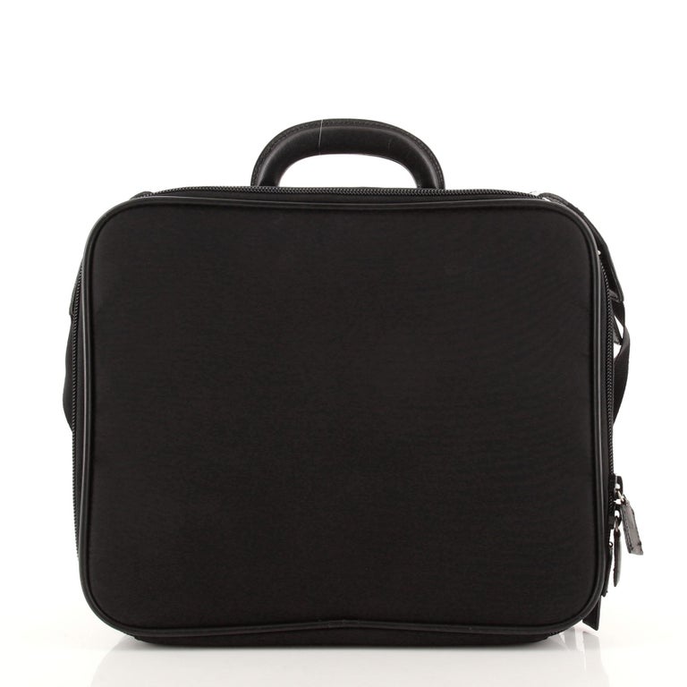 Prada Black Saffiano Leather Laptop Bag