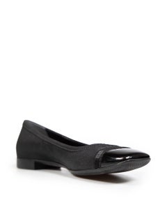 Prada Prada Sport Black Cap Toe Ballet Flats Size IT 36