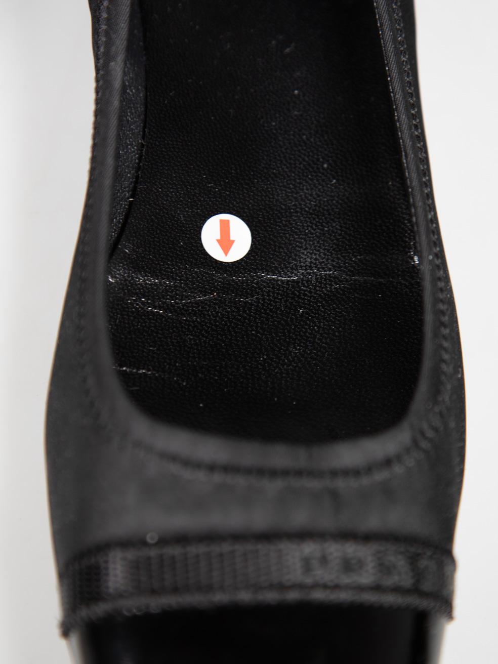 Prada Prada Sport Black Cap Toe Ballet Flats Size IT 36 1