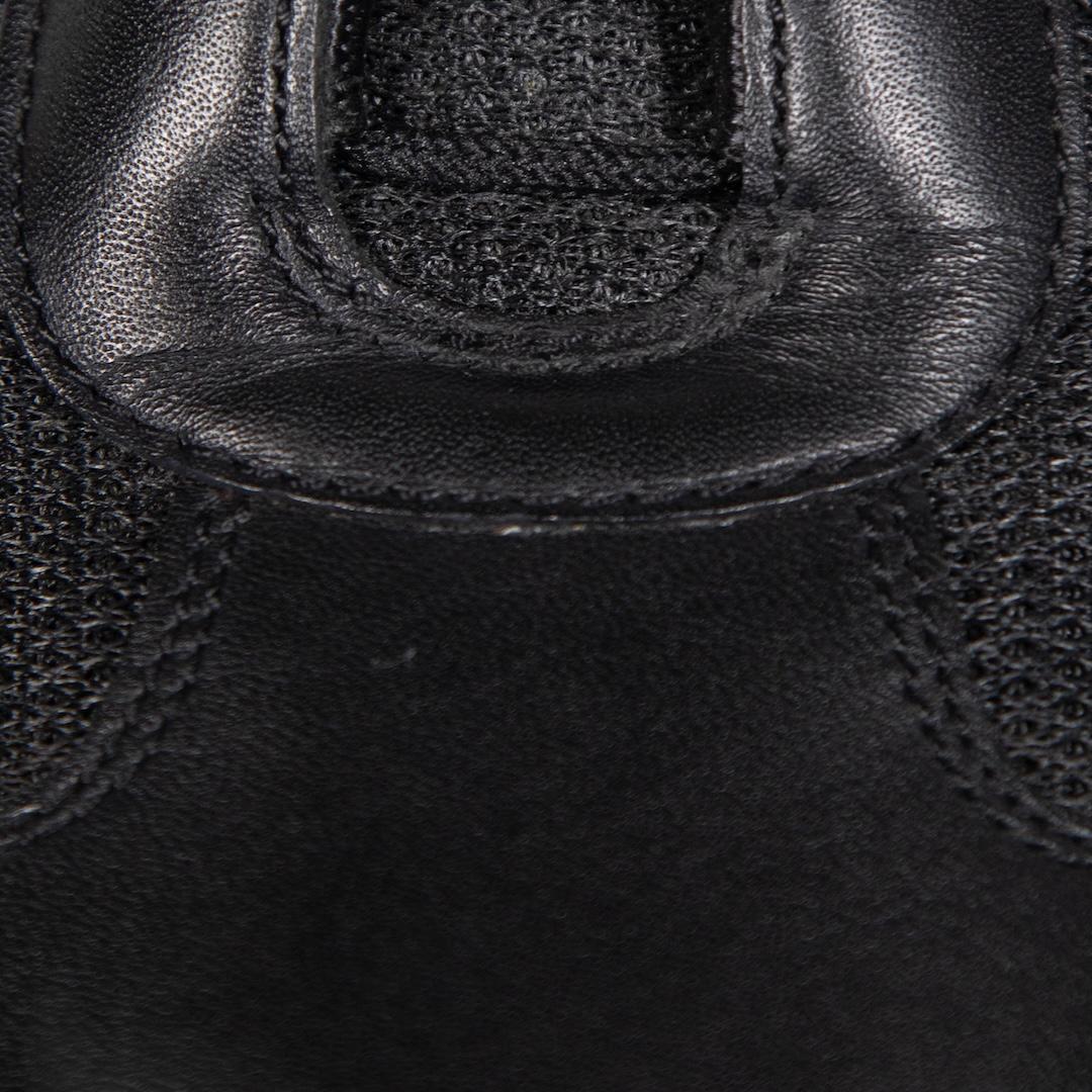 Prada Prada Sport Black Leather & Mesh Trainers Size IT 38 1