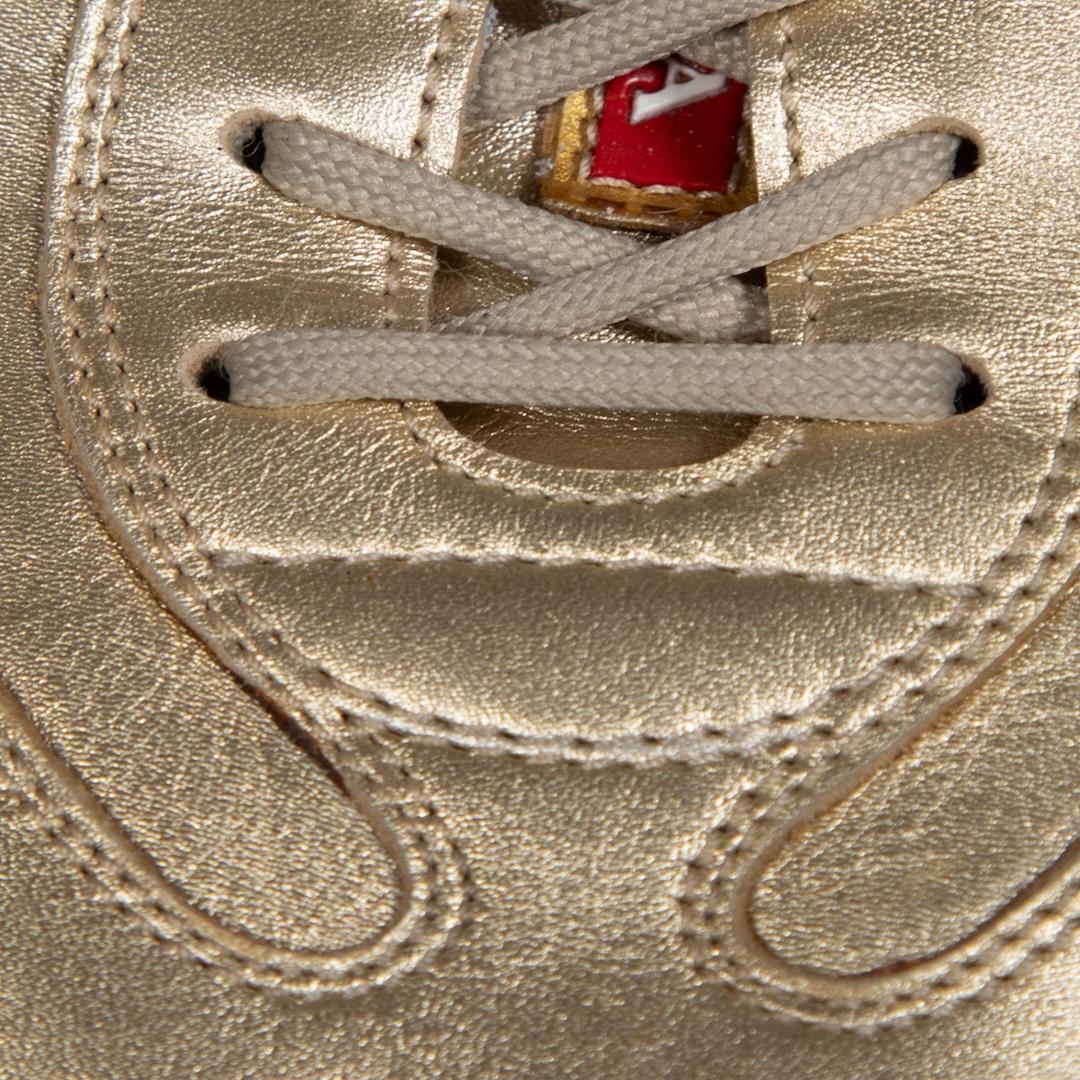 Prada Prada Sport Gold Lace Up Trainers Size IT 36.5 1