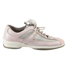 Prada Prada Sport Lilac Leather Low Top Trainers Size IT 39