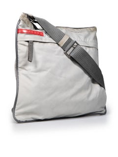 Prada Prada Sports Grey Nylon Crossbody Bag