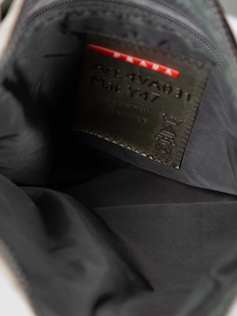 Prada Prada Sports Grey Nylon Crossbody Bag 1