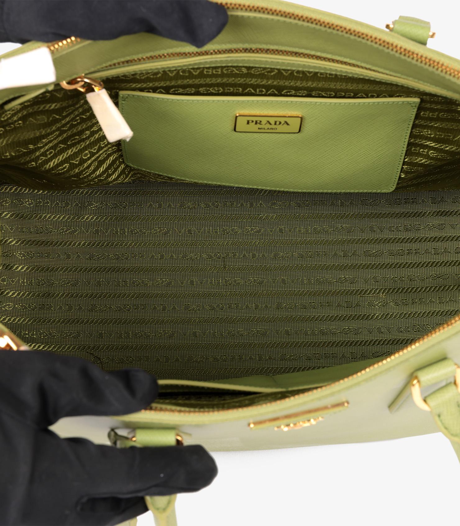 Prada Prato Saffiano Lux Leather Large Galleria Tote 6