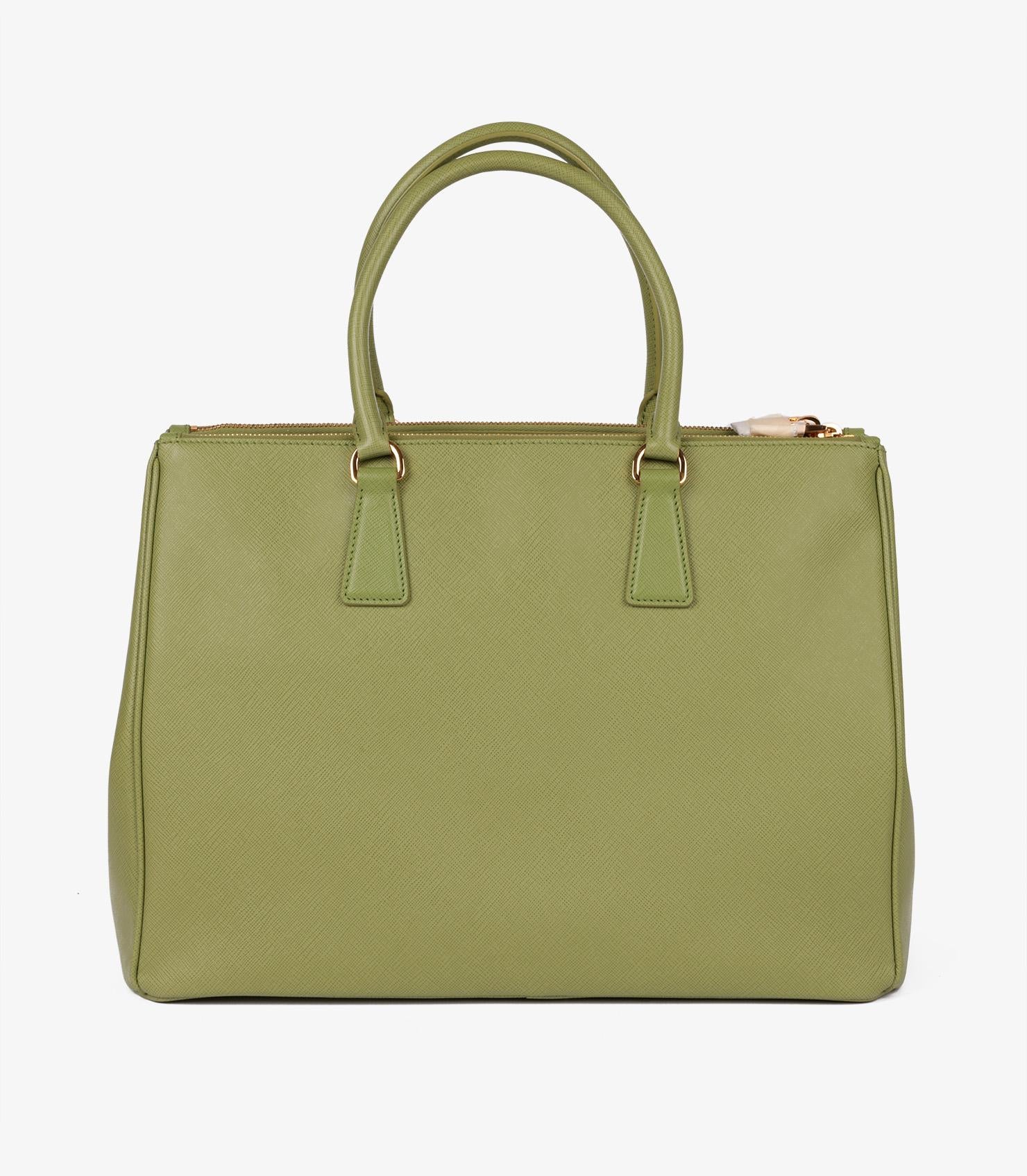Prada Prato Saffiano Lux Leather Large Galleria Tote 1