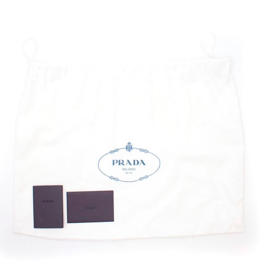 Prada Printed Top Handle Bag For Sale 5