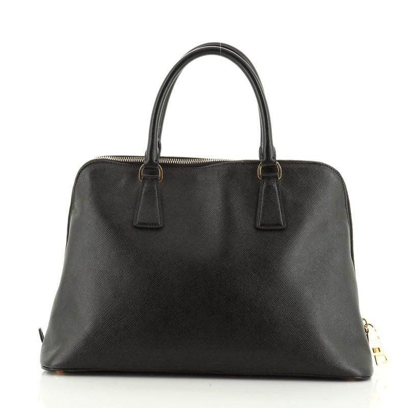 Black Prada Promenade Bag Saffiano Leather Medium