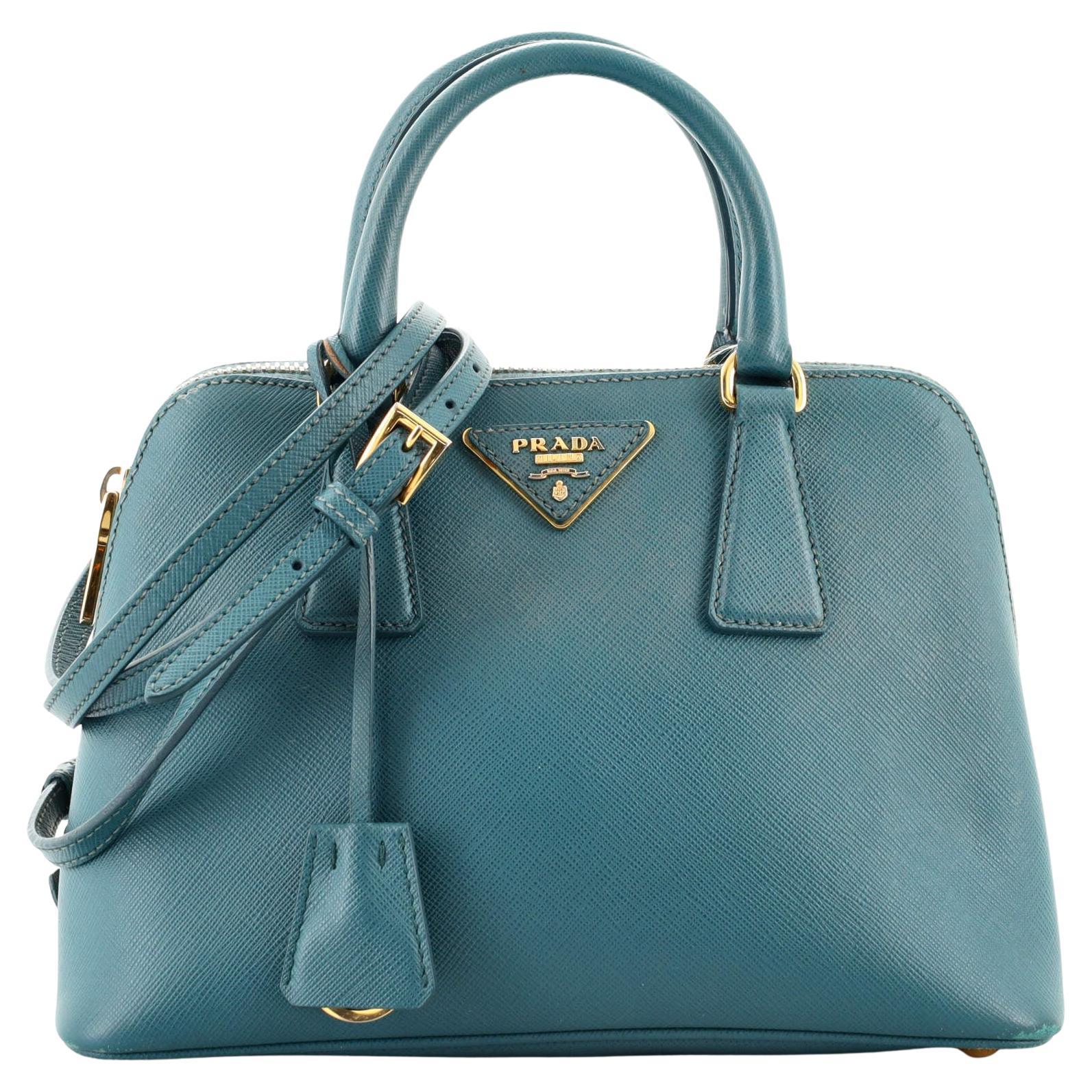 Prada Promenade Bag Saffiano Leather Small For Sale at 1stDibs