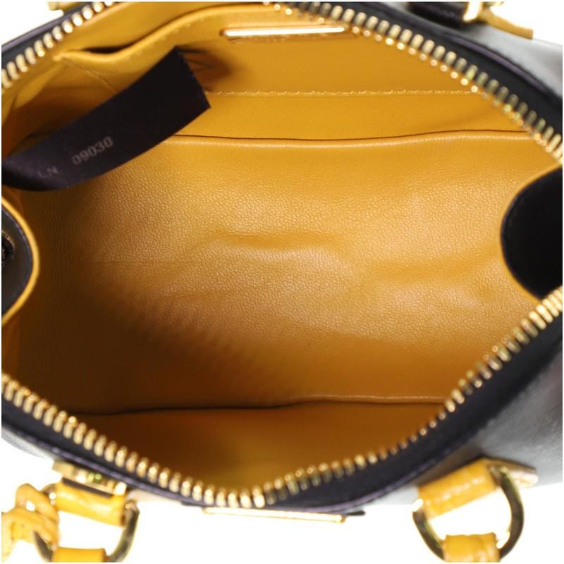 Prada Promenade Bag Saffiano Leather with Crocodile Mini 1