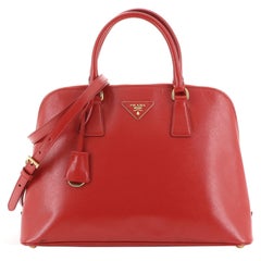 Prada Promenade Bag Vernice Saffiano Leather Large