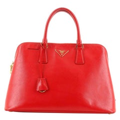 Prada Promenade Bag Vernice Saffiano Leather Large