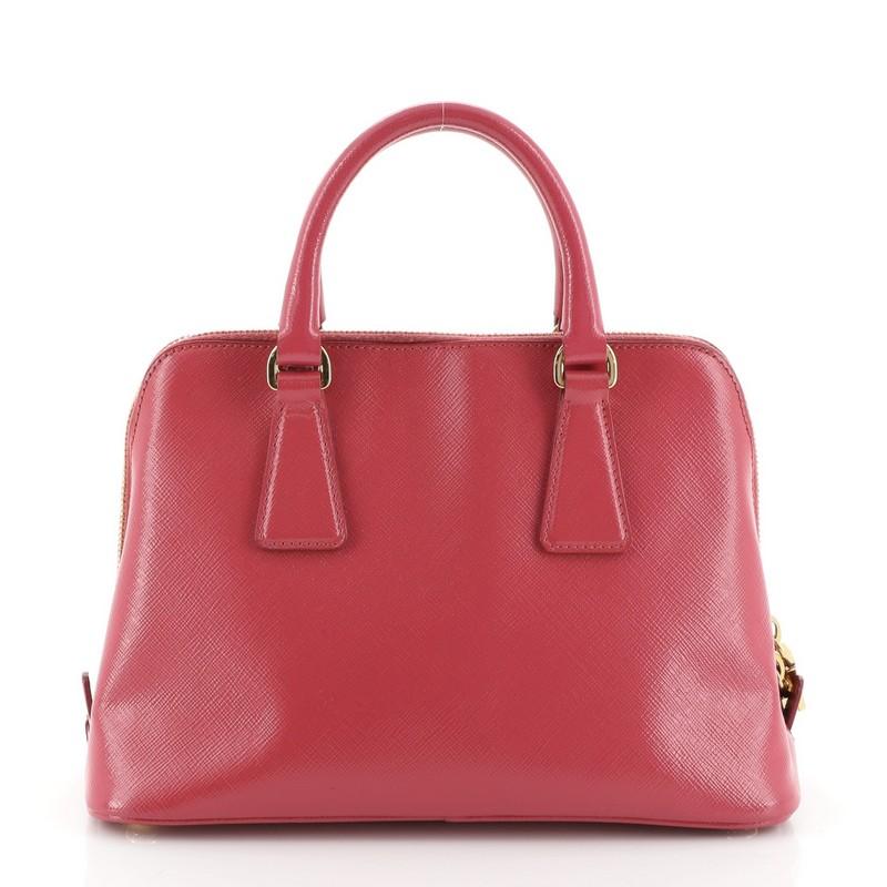 Pink Prada Promenade Bag Vernice Saffiano Leather Small